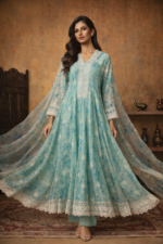 Summer Elegance Anarkali Set