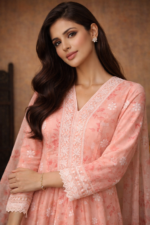 Summer Elegance Anarkali Set