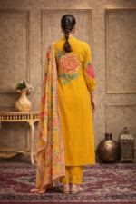 Elegant royal suit set with dupatta