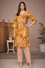 Sunshine Mustard Floral Suit Set