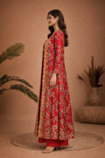 Floral Jacket Style Indo-Western Set