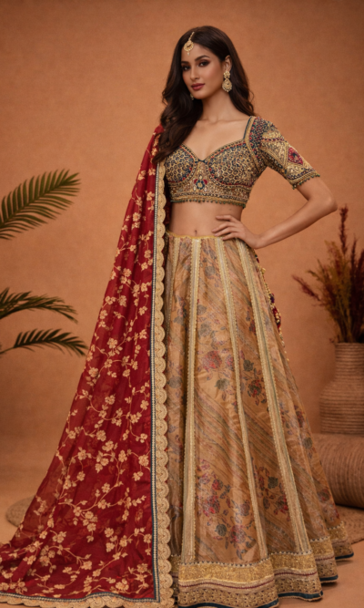 Nazaakat Embroidered Lehenga