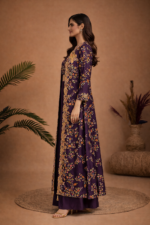 Floral Jacket Style Indo-Western Set