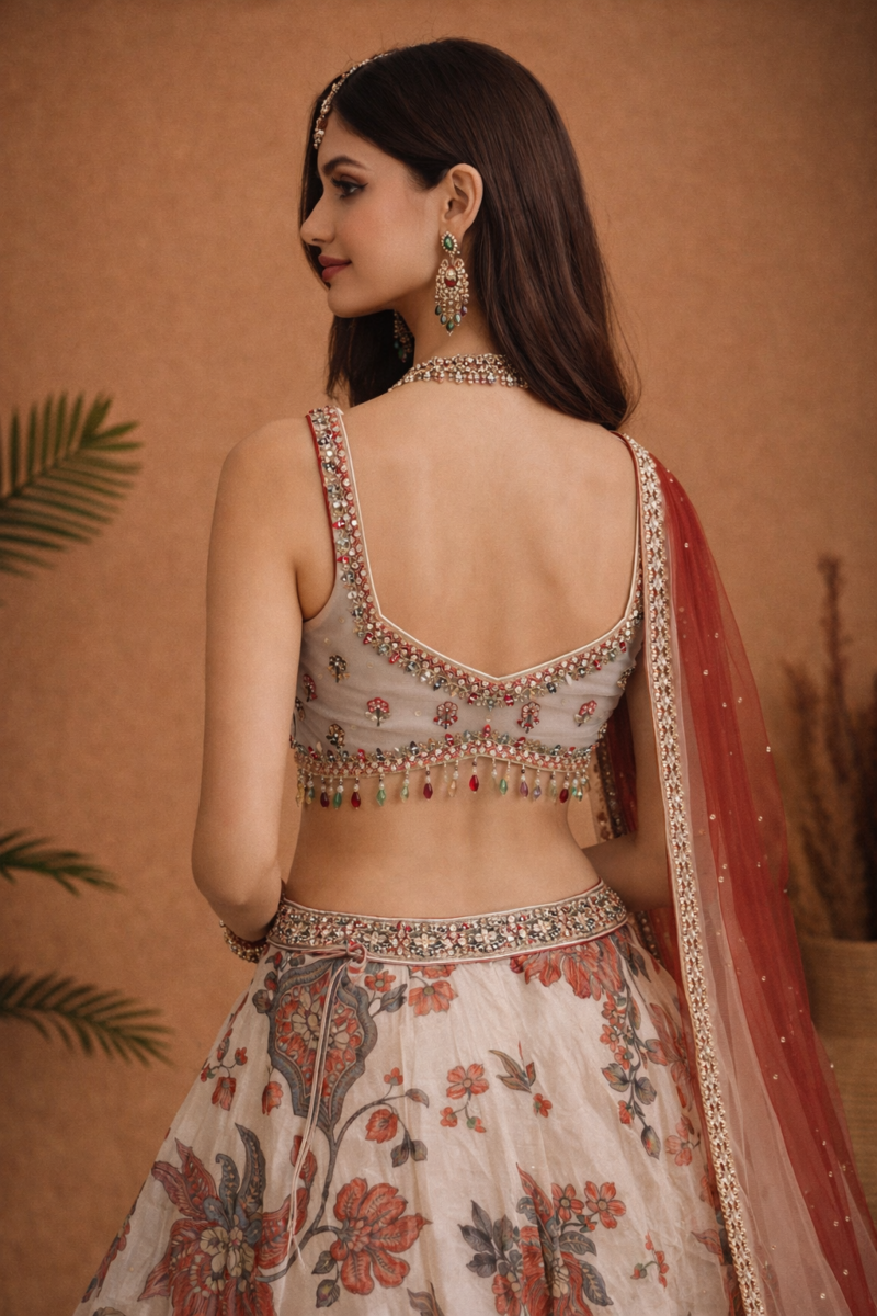 Mahima Mahajan Inspired Floral Lehenga