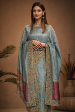Antique Zari Unstitched Suit