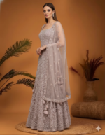 Elegant Baby Pink Designer Lehenga