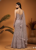 Elegant Baby Pink Designer Lehenga