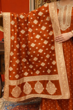 Royal elegant Anarkali suit set with dupatta