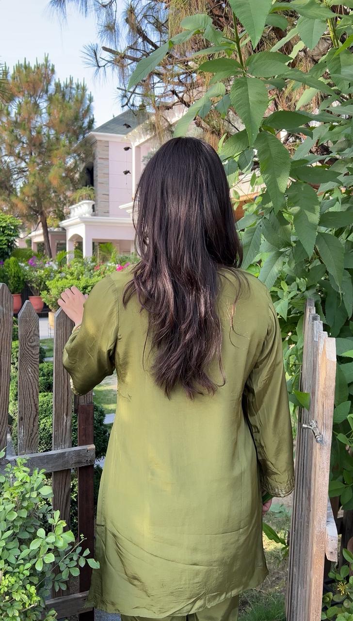 Olive muse co-ord set.