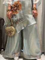 Teal floral glamorous co-ord set