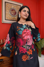 Midnight bloom farshi salwar suit set