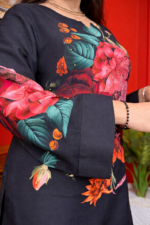 Midnight bloom farshi salwar suit set