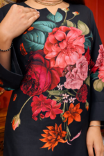 Midnight bloom farshi salwar suit set