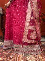 Royal elegant Anarkali suit set with dupatta