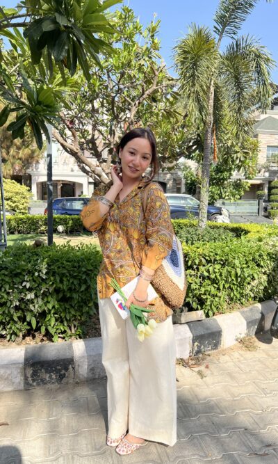 Desi chic floral co-ord set