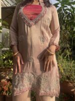 Elegant twin embedded co-ord set