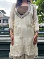 Elegant twin embedded co-ord set