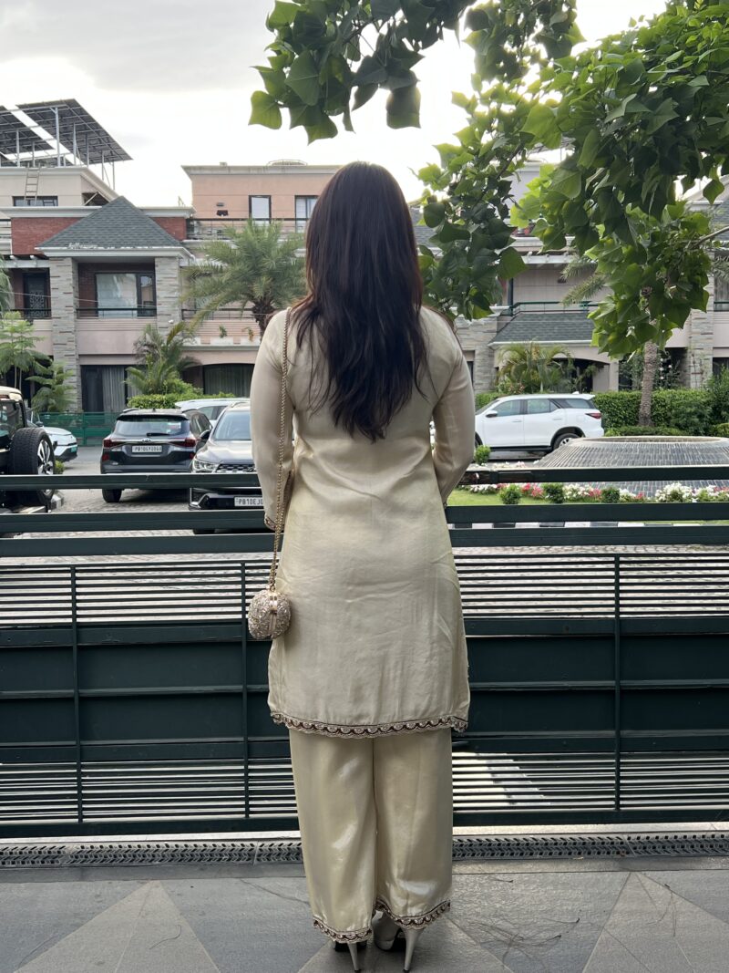 Elegant twin embedded co-ord set