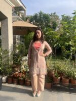 Elegant twin embedded co-ord set