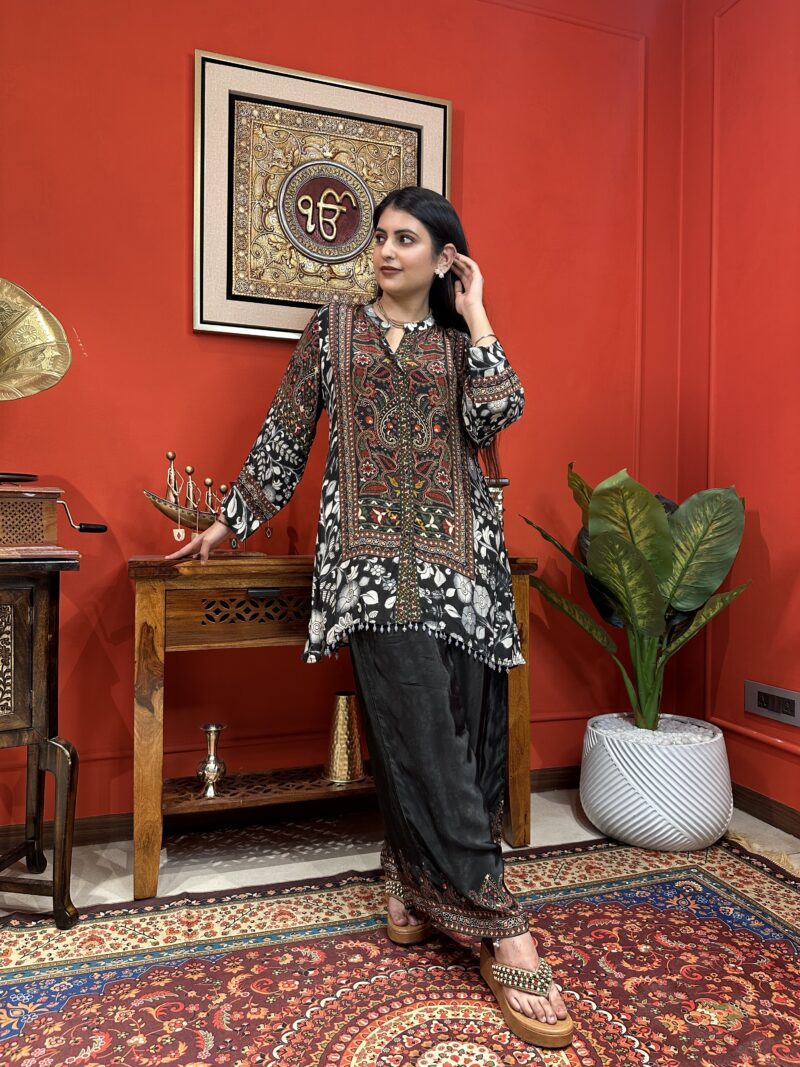 Royal black elegant suit set