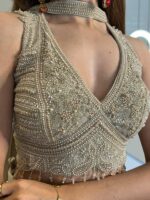 Celeste elegant fish cut ensemble