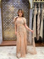 Champagne celestial drape fusion set