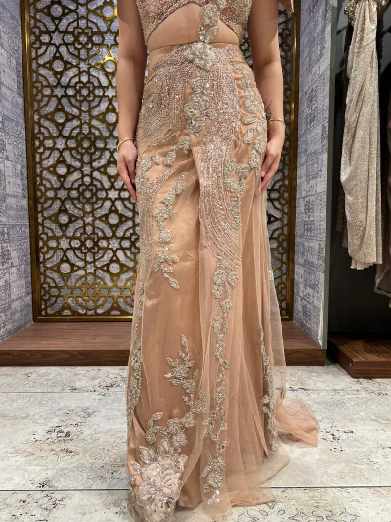 Champagne celestial drape fusion set