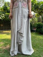 Celeste drape Indo-western set