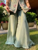 Mint pearl embellished fusion set