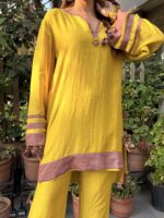 Elegant ensemble sleek co-ord set