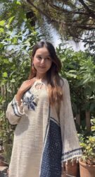 Trendy Jute co-ord set ensemble