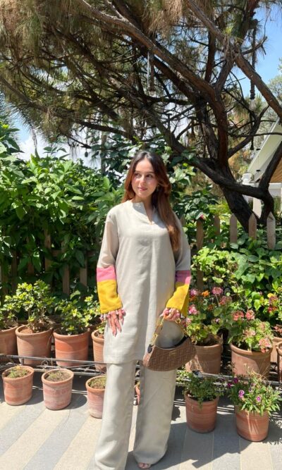 Grey elegant casual co-ord set
