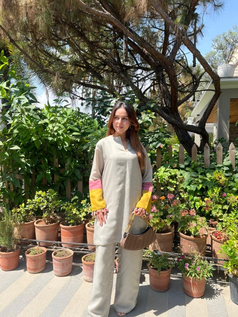 Grey elegant casual co-ord set