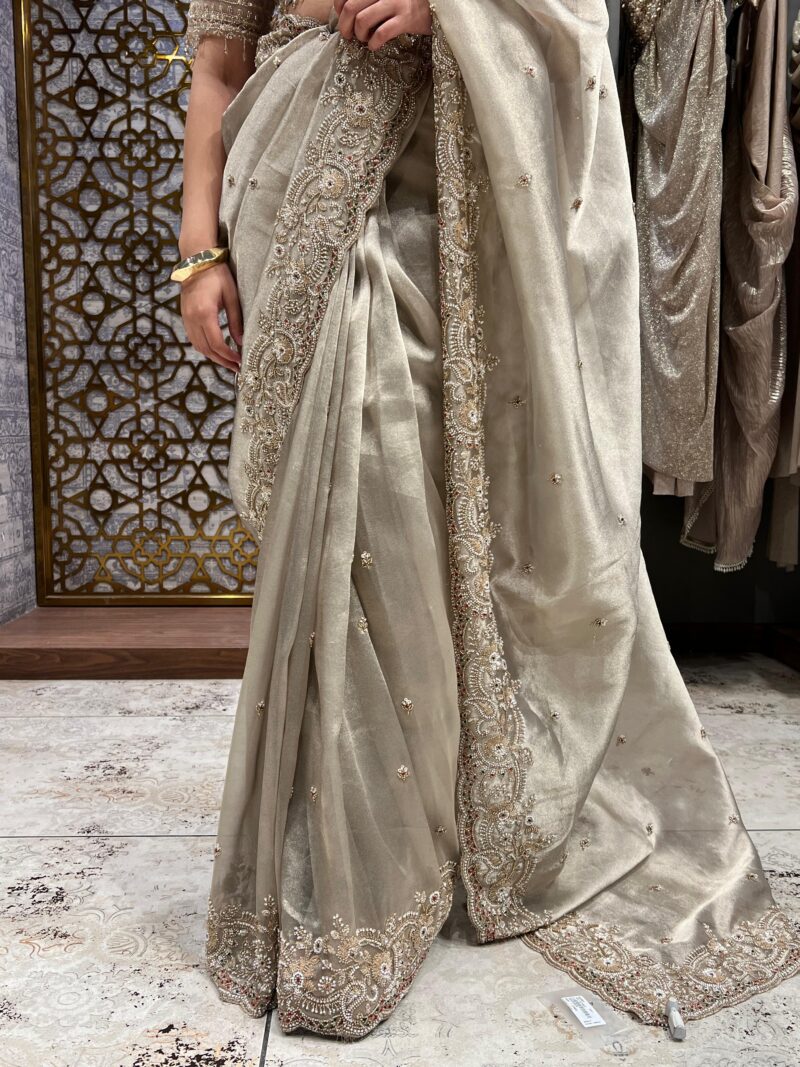 Champagne noor elegant saree