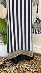 Classic black and white stripped mint set