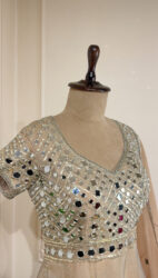 Champagne glow Anarkali set